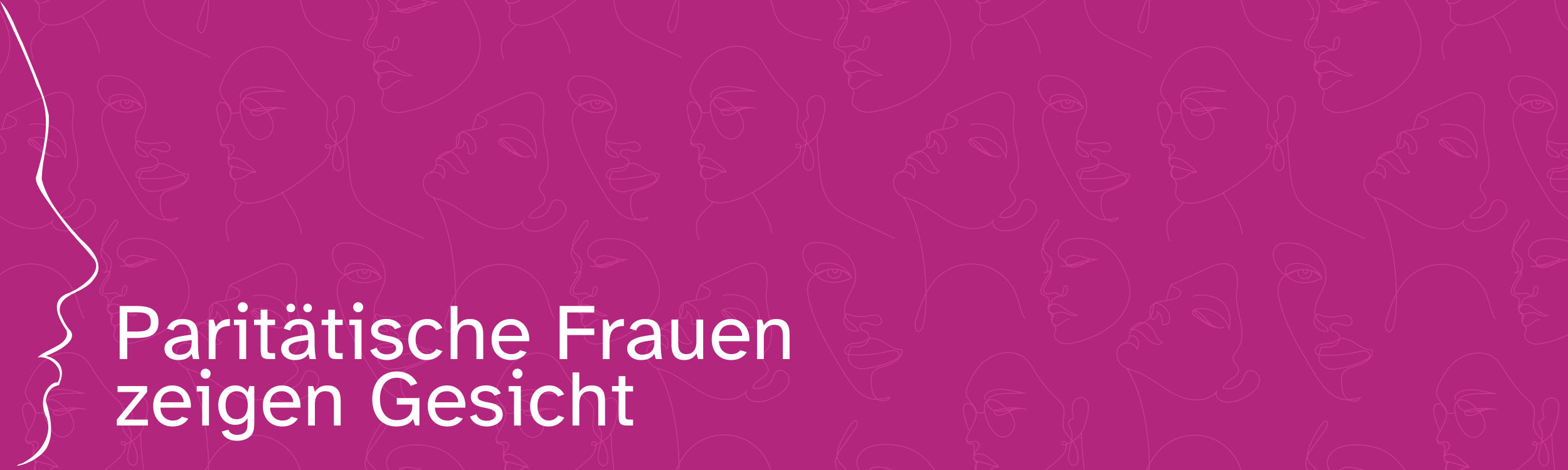 Logo: Paritätische Frauen zeigen Gesicht